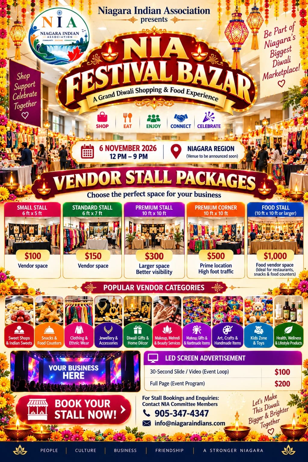 NIA Festival Bazaar